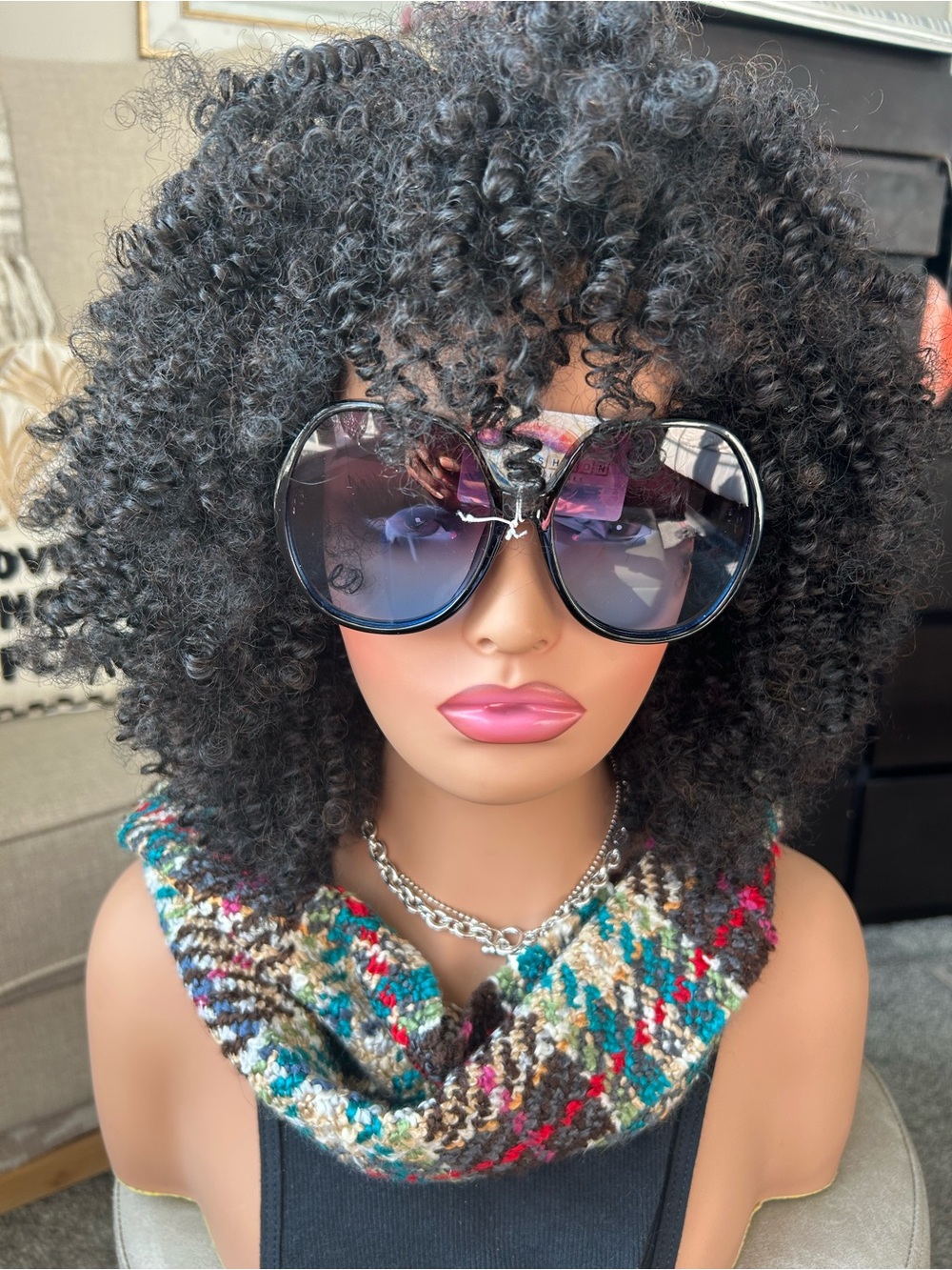 ✨NEW Oversized Gradient Black Sunglasses
